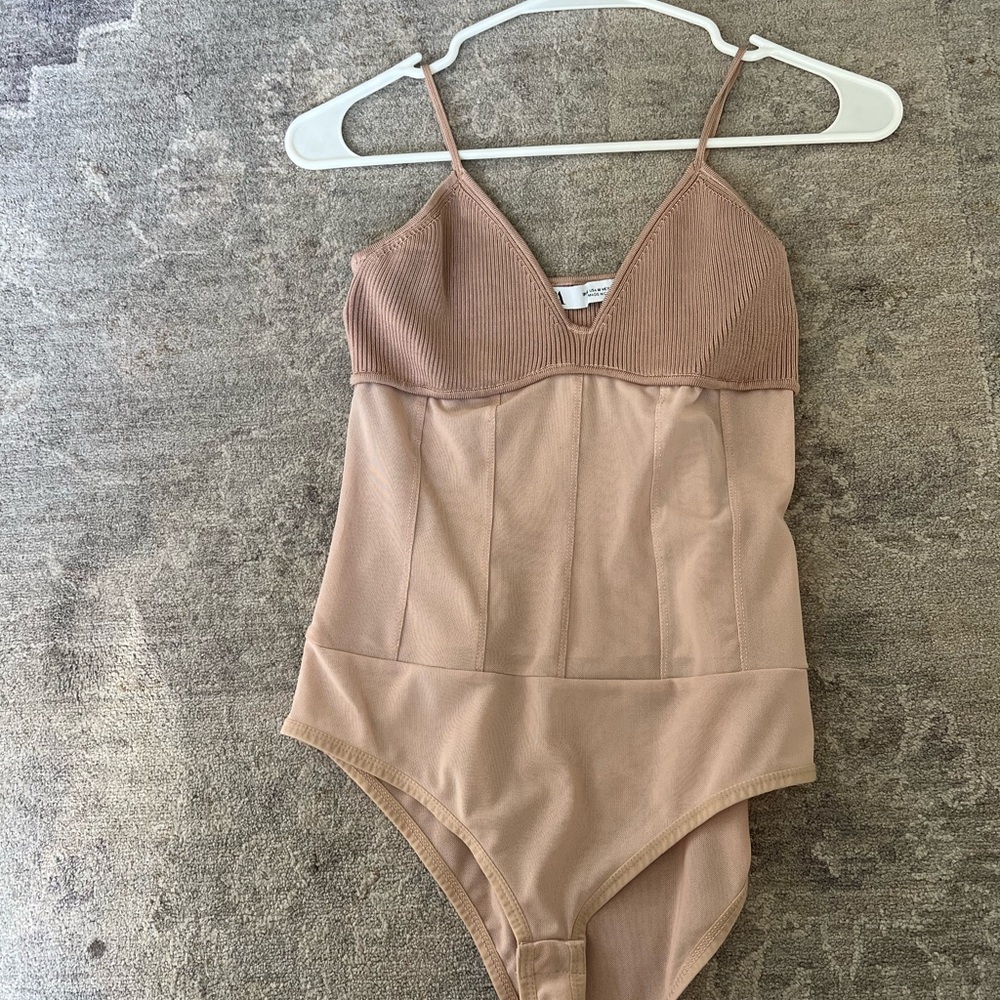 Zara Nude/Taupe Bodysuit